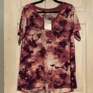 LuLaRoe Christy T NWT pink & purple